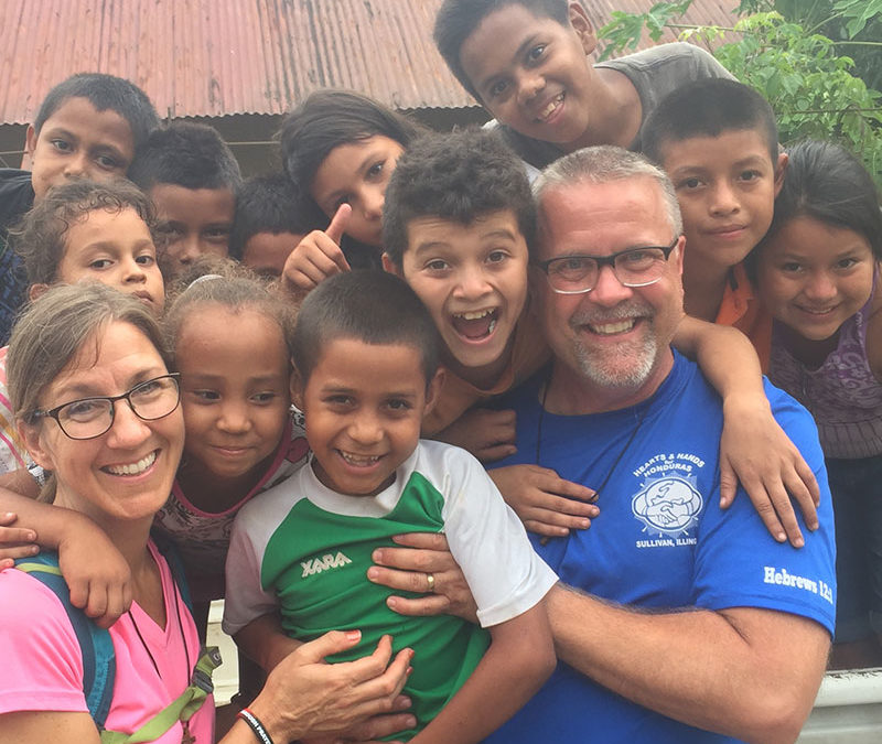 Mike Craig volunteer in Honduras with his team